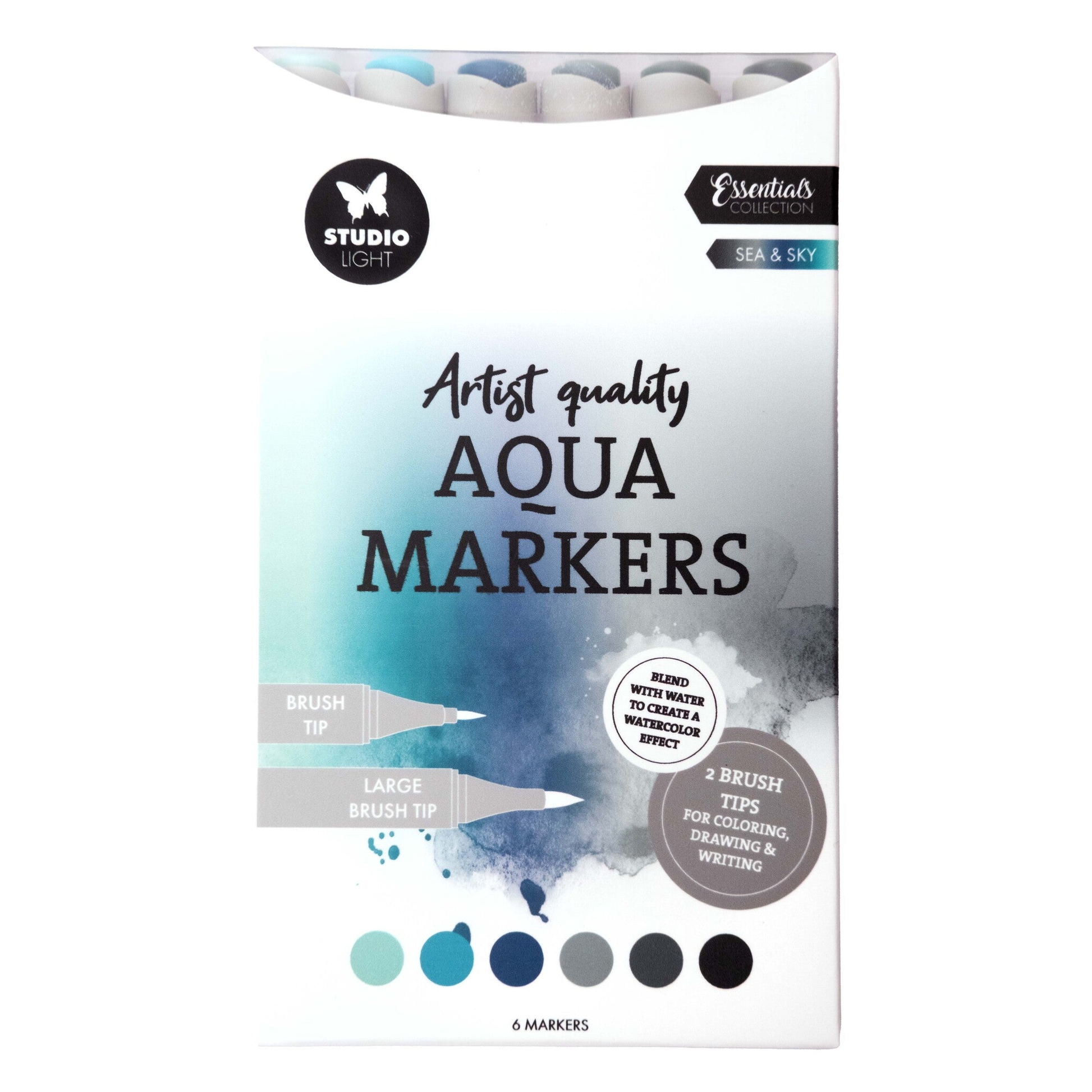 Aqua Markers Sea & Sky