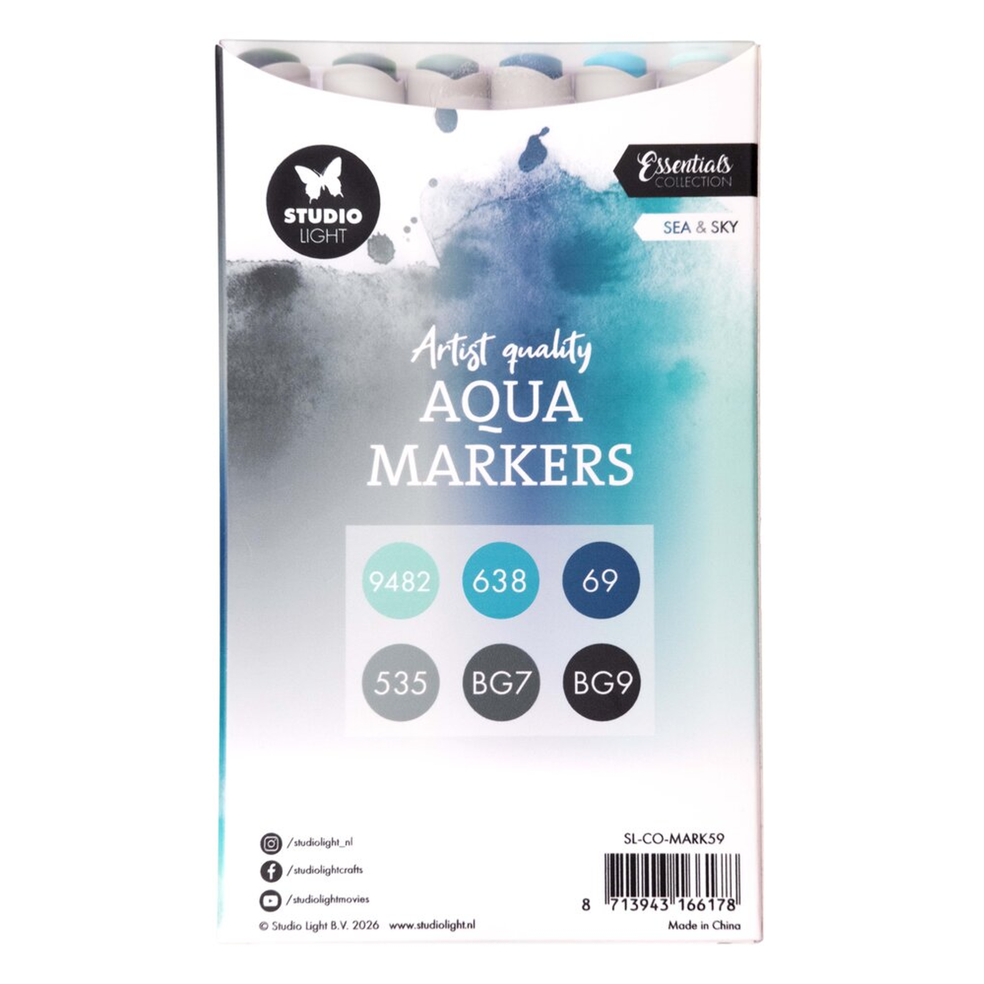 Aqua Markers Sea & Sky