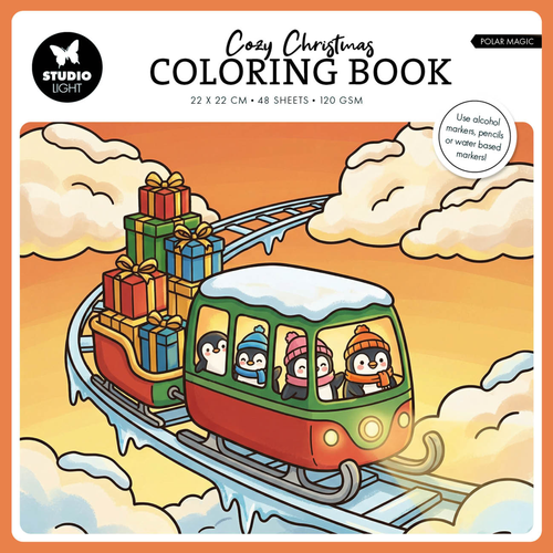 Cozy Christmas Coloring Book Polar Magic