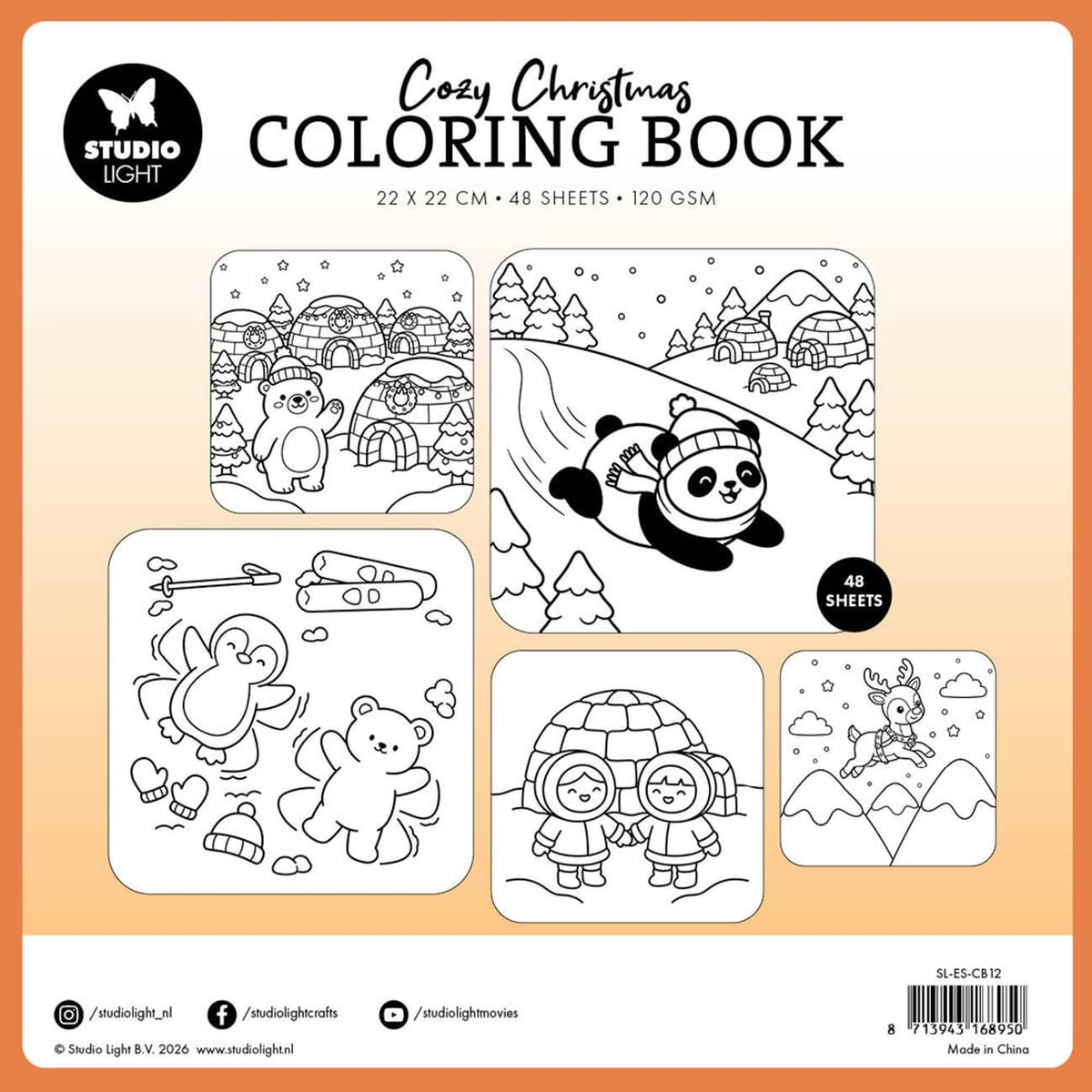 Cozy Christmas Coloring Book Polar Magic