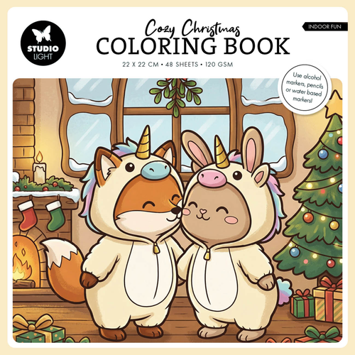 Cozy Christmas Coloring Book Indoor Fun