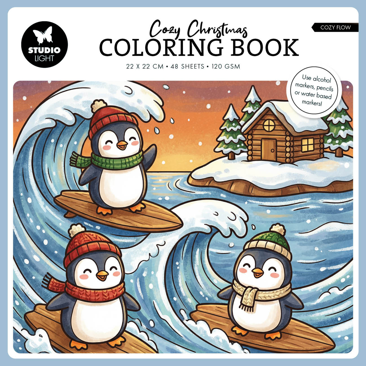 Cozy Christmas Coloring Book Cozy Flow