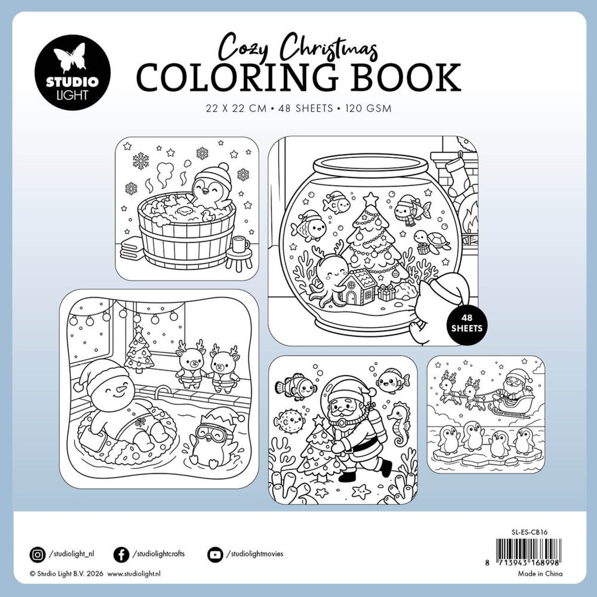 Cozy Christmas Coloring Book Cozy Flow