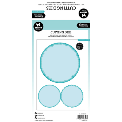 Torn Edge Folded Card Circle