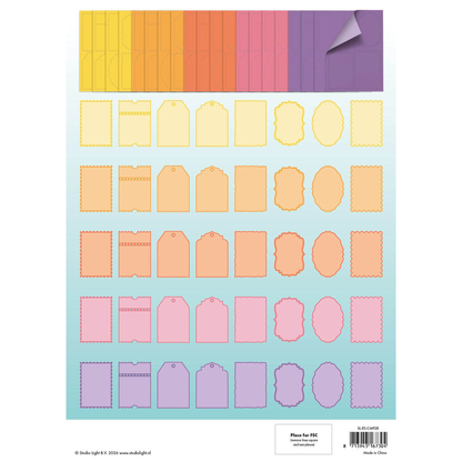 Happy and Bright Card Shapes for 105x148mm Cards