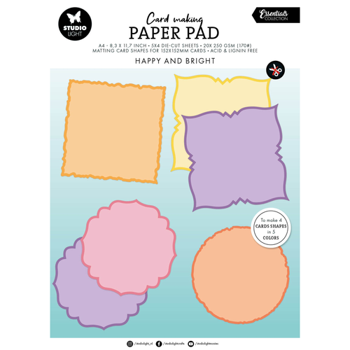 Happy and Bright Card Shapes for 152x152mm Cards