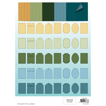 Christmas Forest Card Shapes for 105x148mm Cards