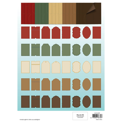 Cottage Christmas Card Shapes for 105x148mm Cards