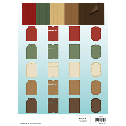 Cottage Christmas Card Shapes for 127x178mm Cards