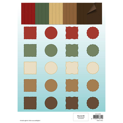 Cottage Christmas Card Shapes for 152x152mm Cards