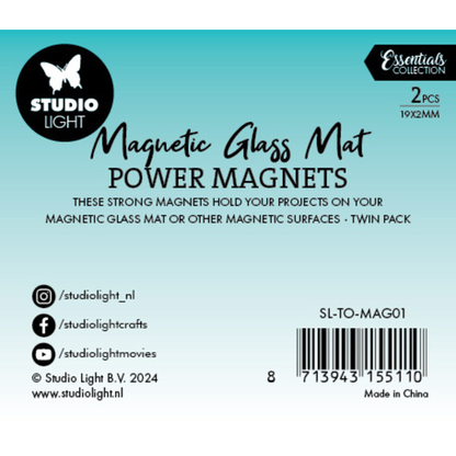 Magnetic Glass Mat - Power Magnets