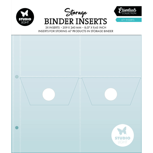 Storage A7 Binder Inserts