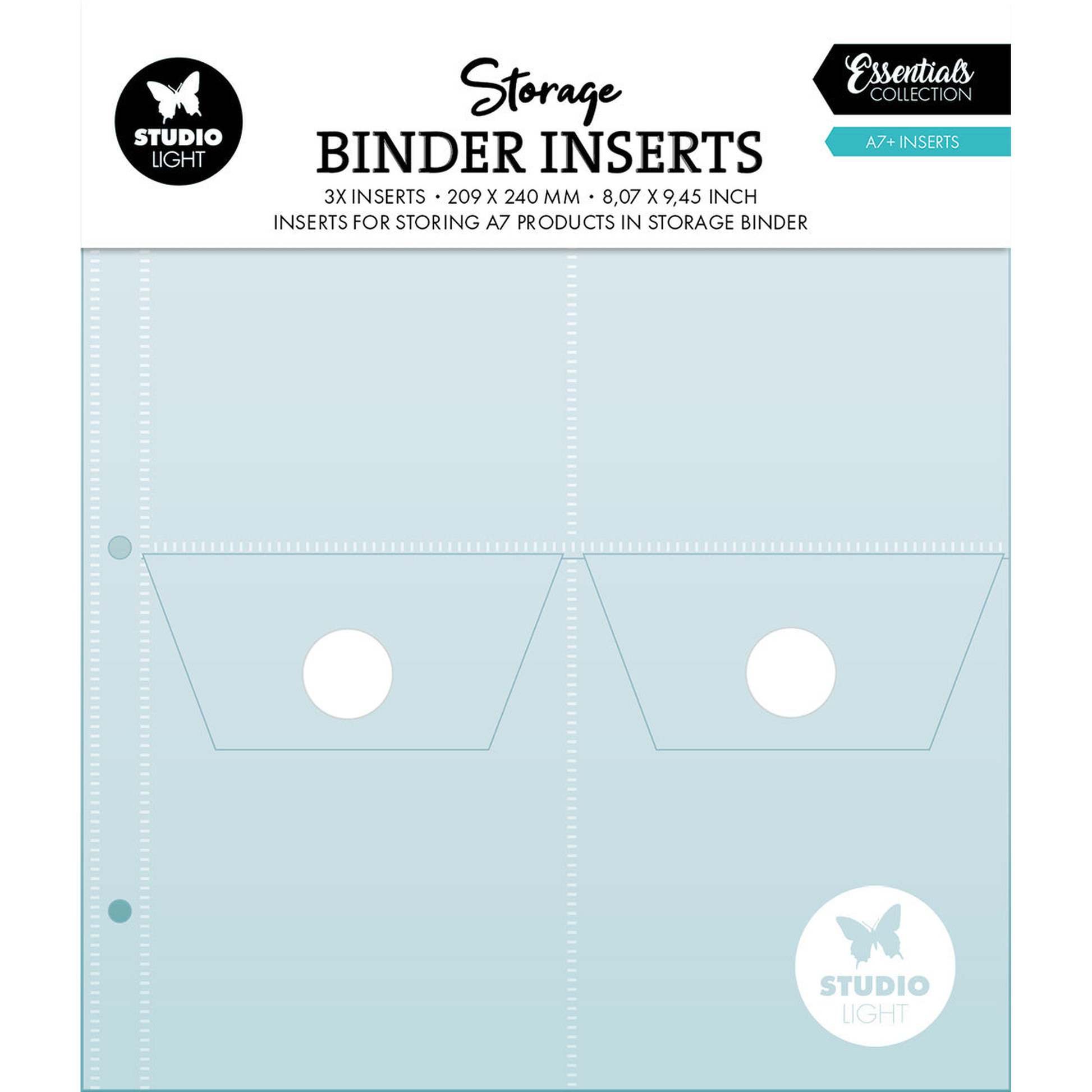 Storage A7 Binder Inserts