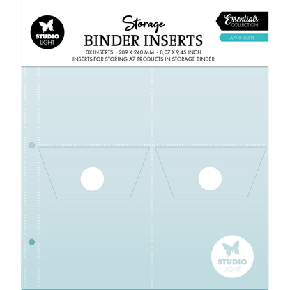 Storage A7 Binder Inserts