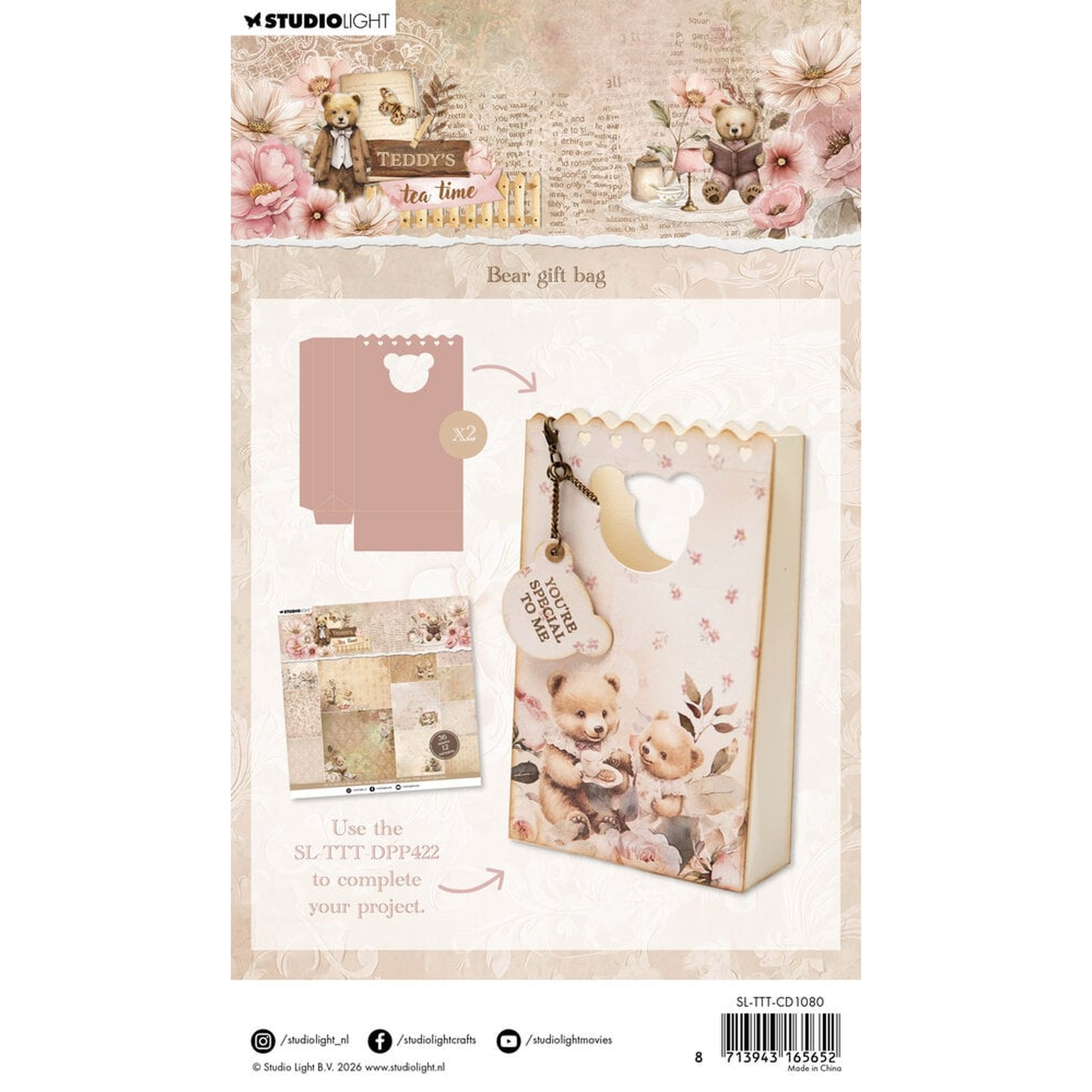 Teddy's Tea Time - Bear Gift Bag