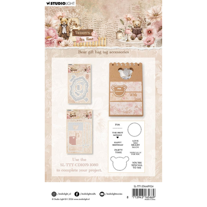 Teddy's Tea Time - Bear Gift Bag Tag Accesories