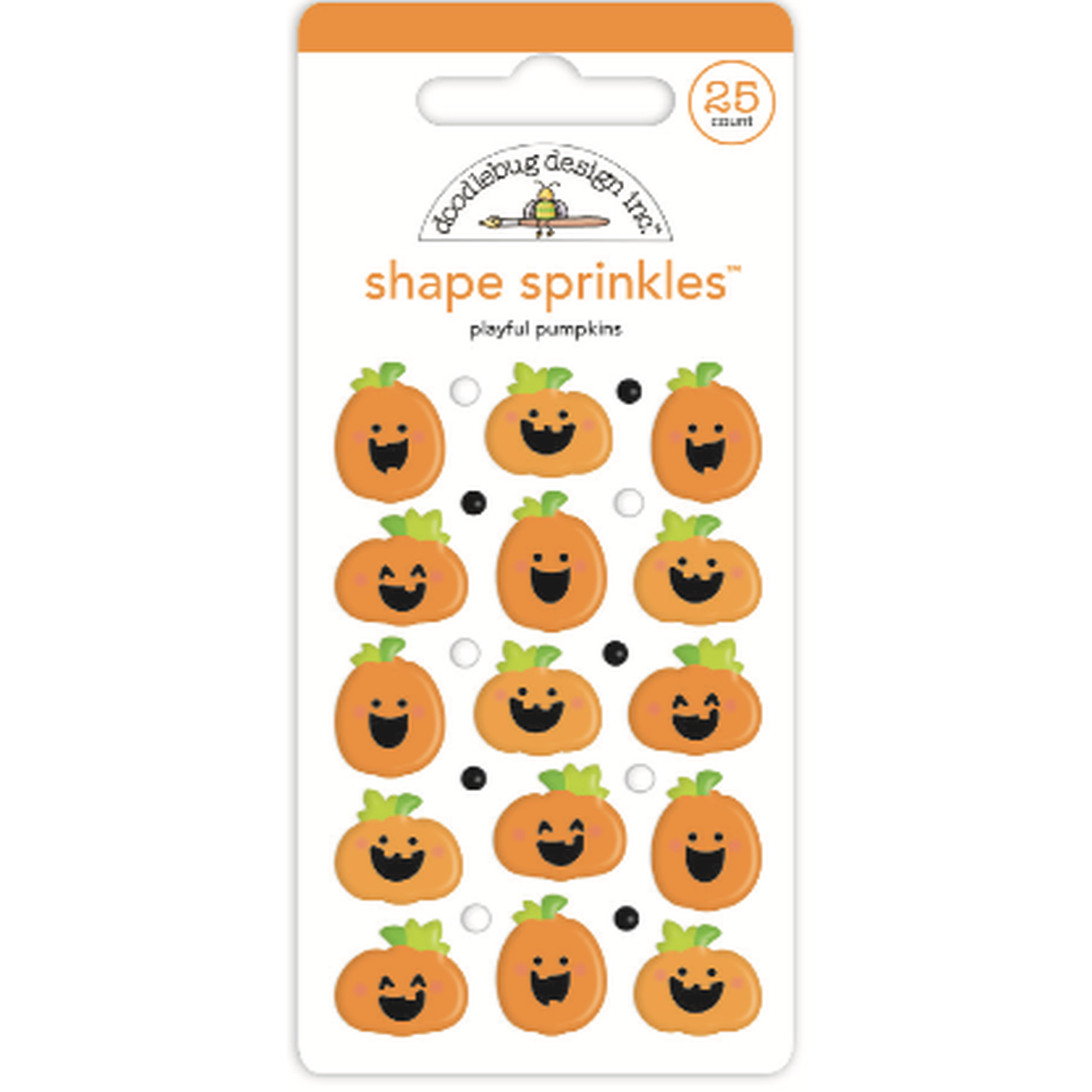 Playful Pumpkins Shape Sprinkles
