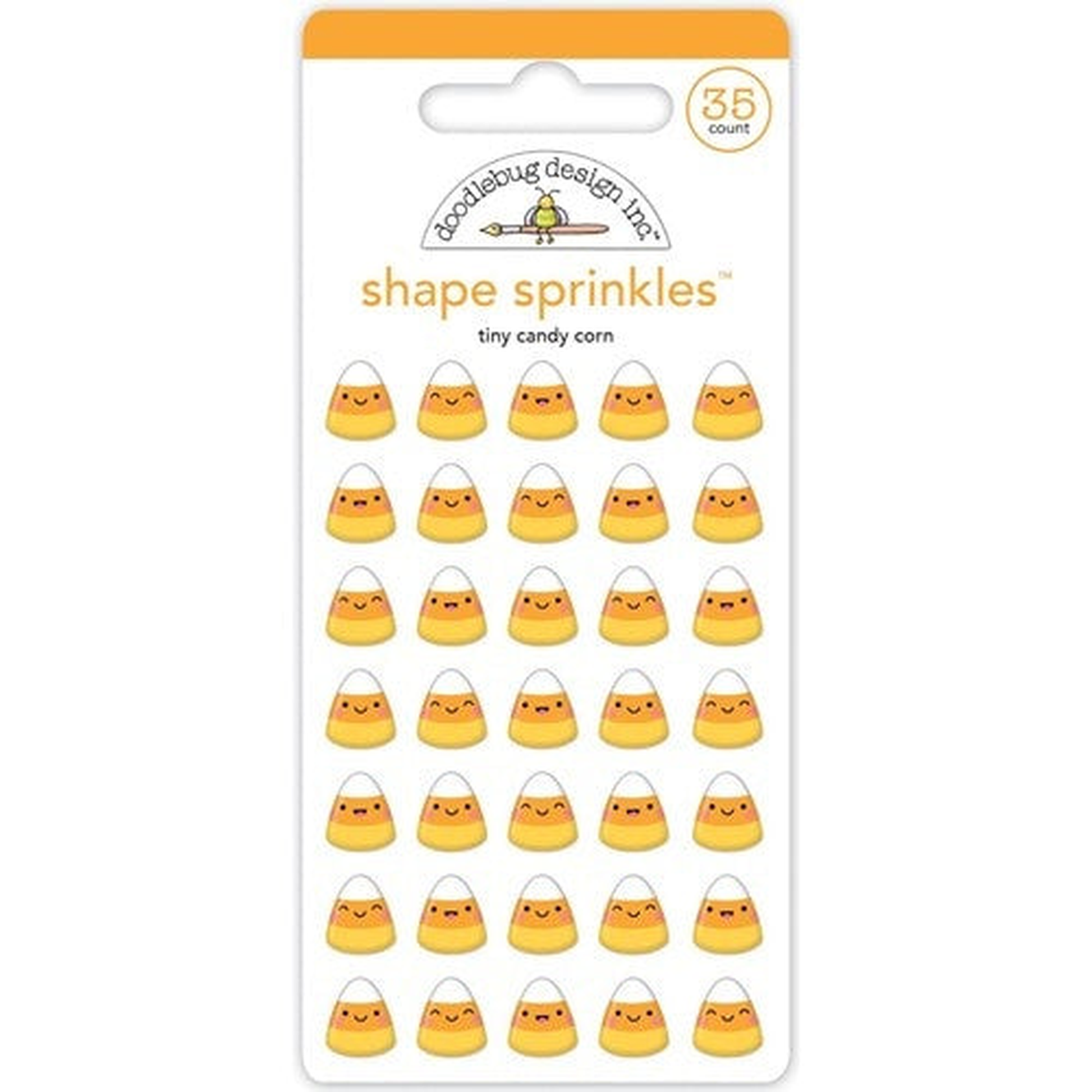 Tiny Candy Corn Shape Sprinkles