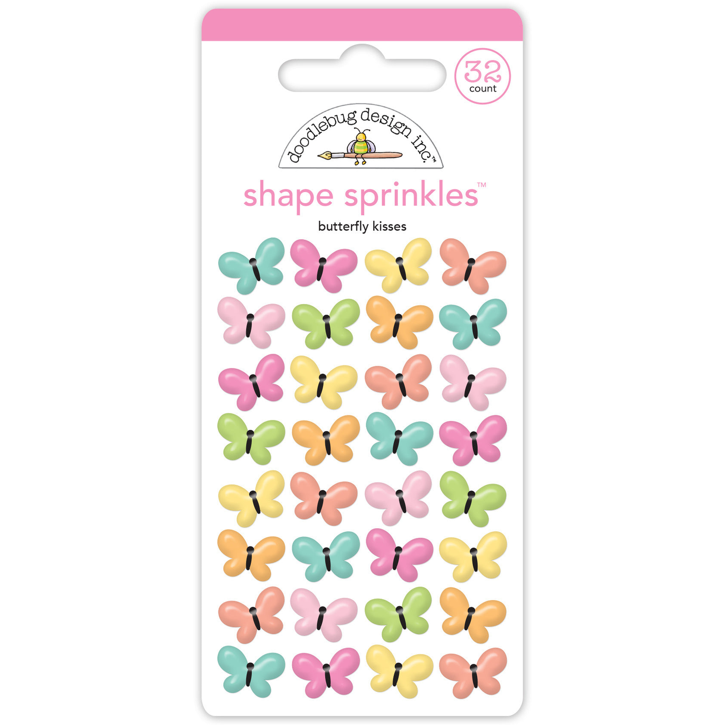 Butterfly Kisses Shape Sprinkles