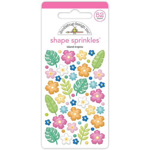 Summer Fun Island Tropics Shape Sprinkles