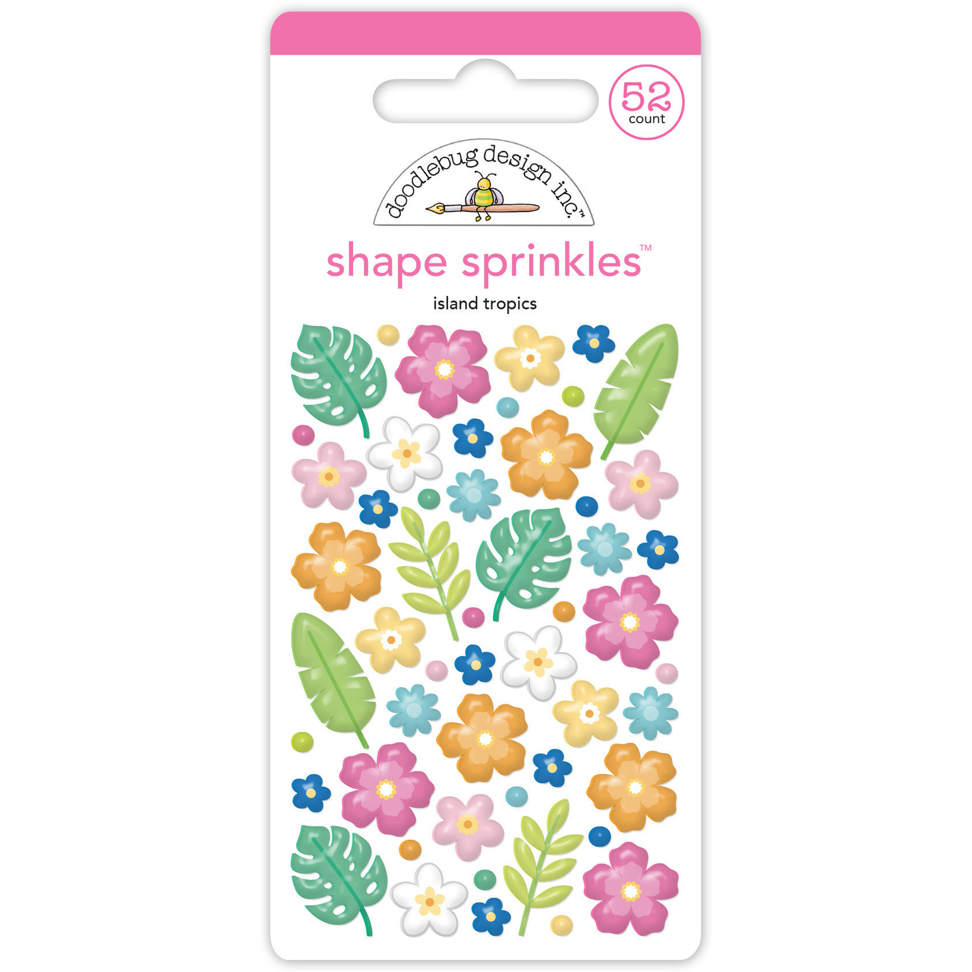 Summer Fun Island Tropics Shape Sprinkles
