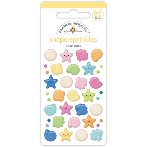Summer Fun Sweet Shells Shape Sprinkles