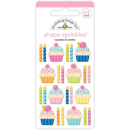Cupcakes & Candles Shape Sprinkles