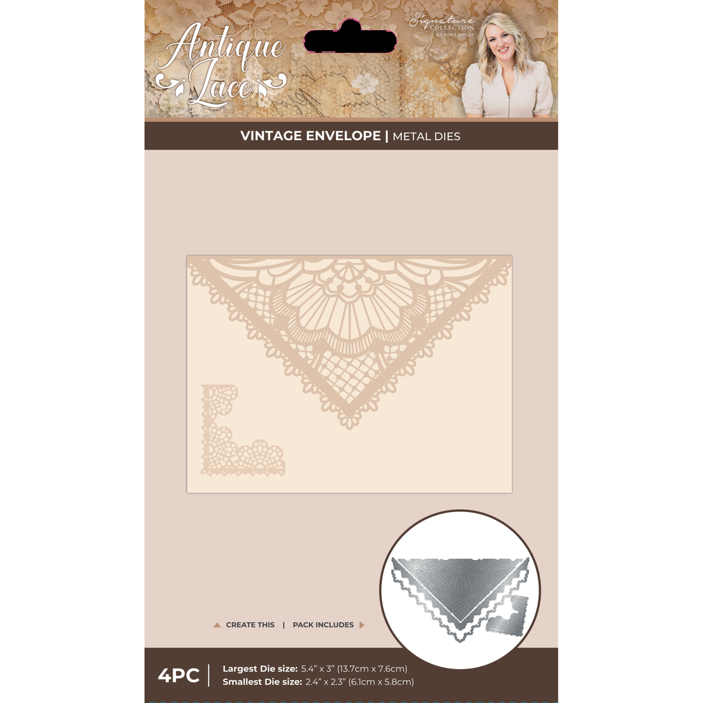 Antique Lace - Vintage Envelope