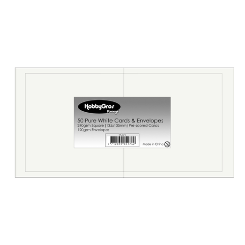 Cards & Envelopes Pure White