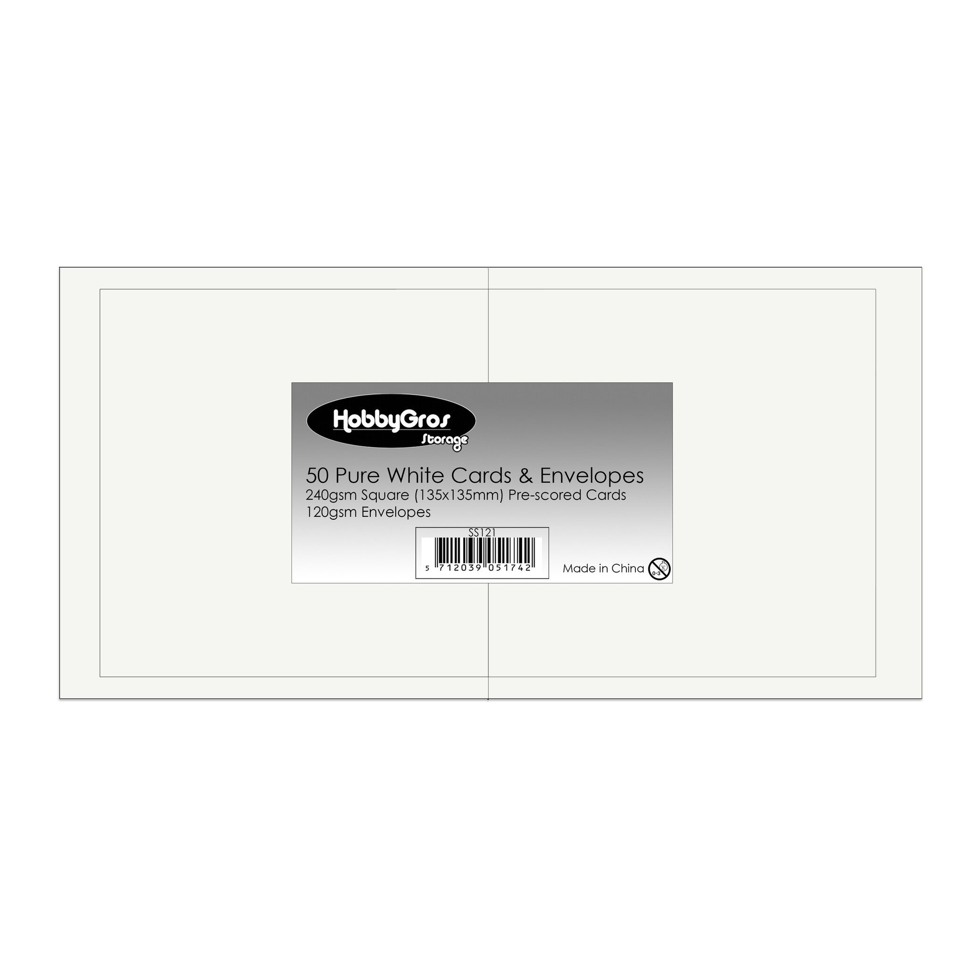 Cards & Envelopes Pure White