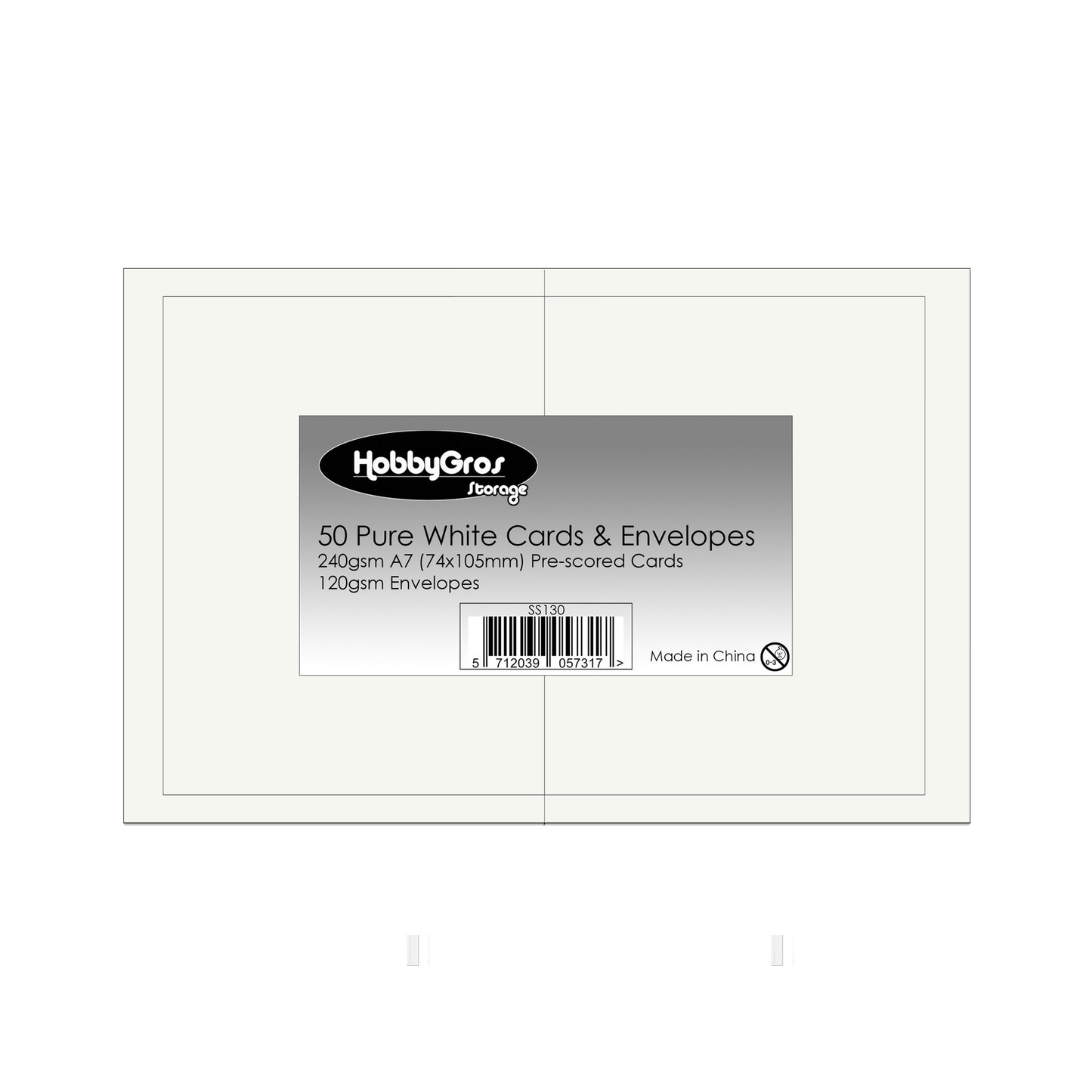 Cards & Envelopes Pure White