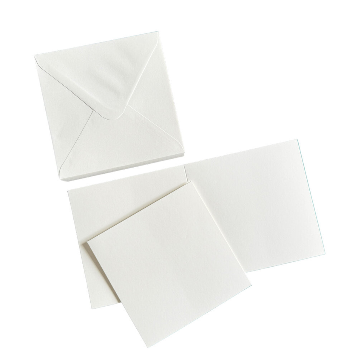 Cards & Envelopes 3x3 Inch Snow White