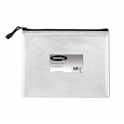 Transparent A4+ Zip Bag