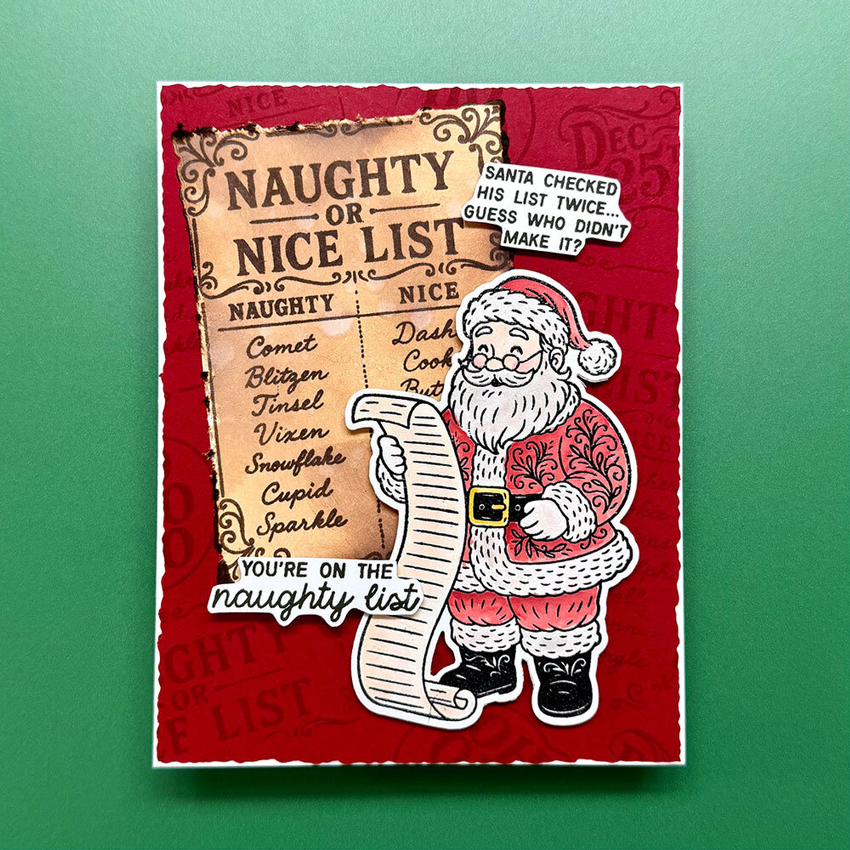 Simon Hurley create. Naughty or Nice