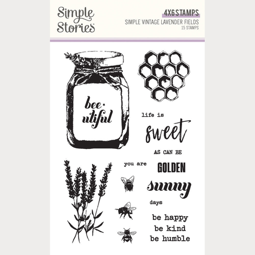 Simple Vintage Lavender Fields
