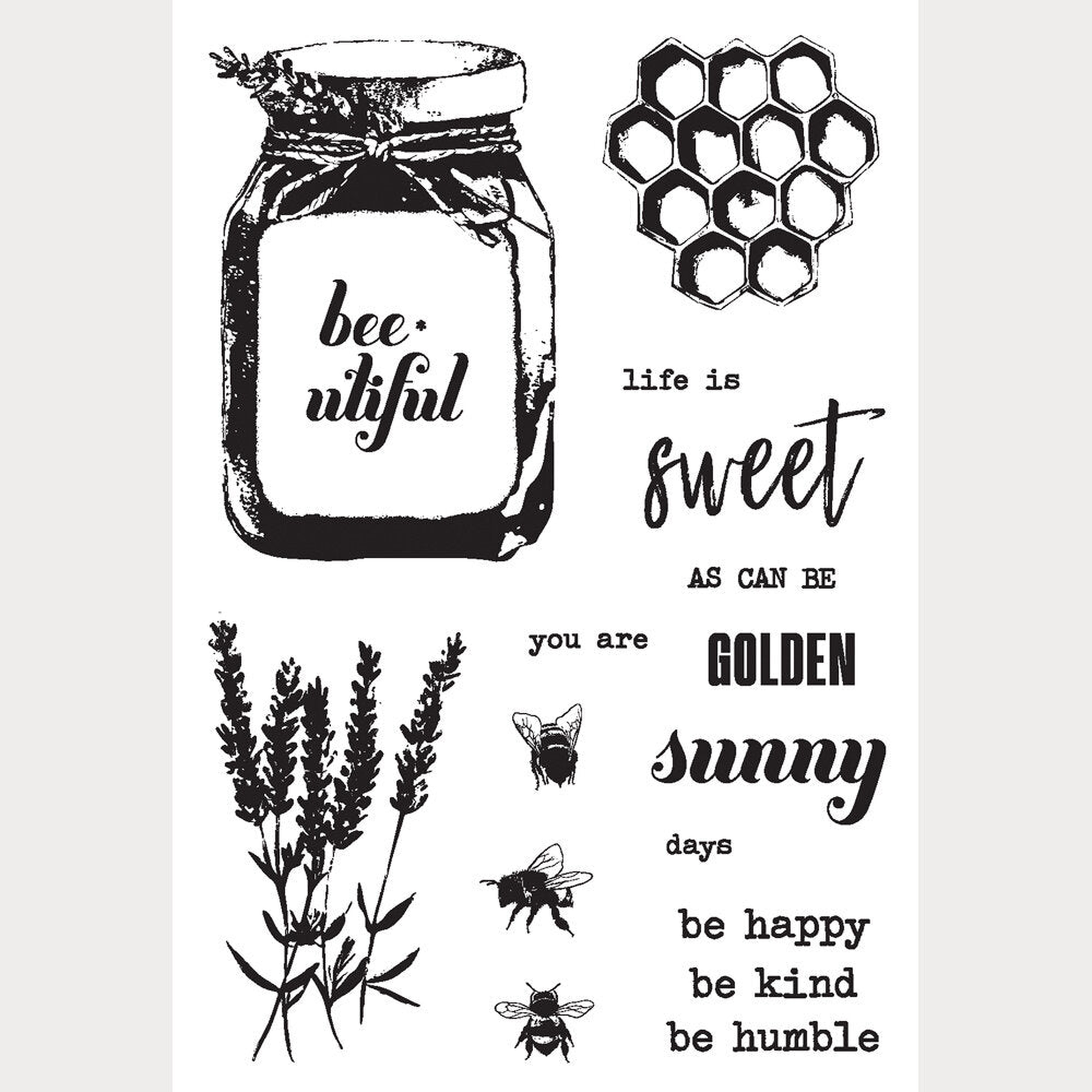 Simple Vintage Lavender Fields