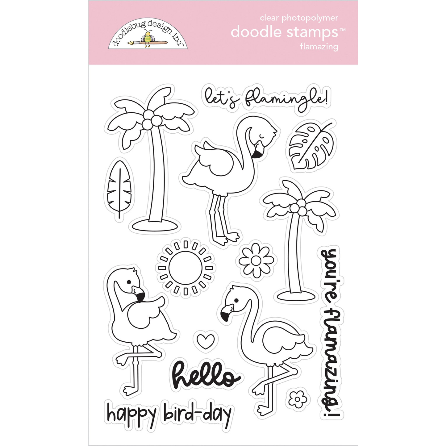Summer Fun Flamazing Doodle Stamps