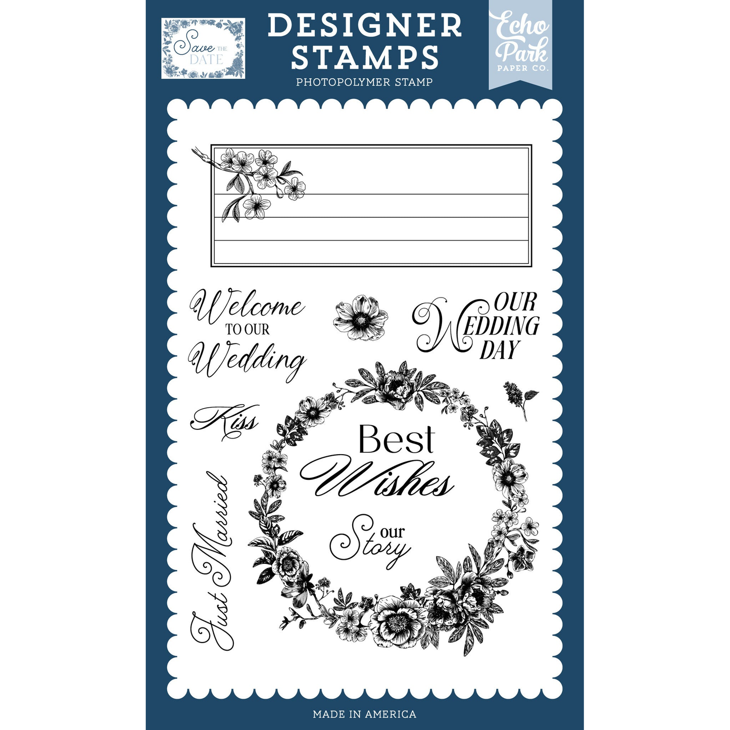 Save The Date -Best Wishes Wedding