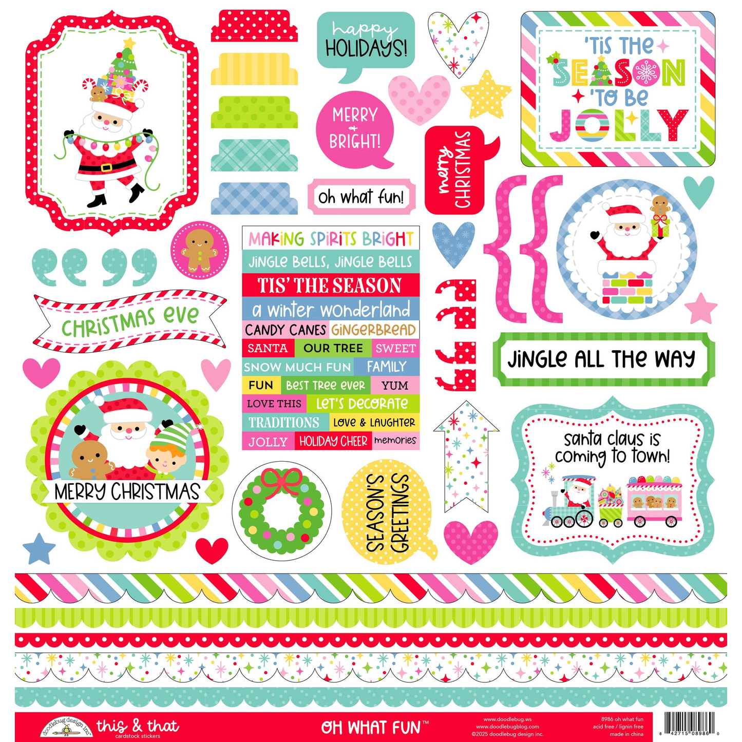 Oh What Fun This & That Stickers
