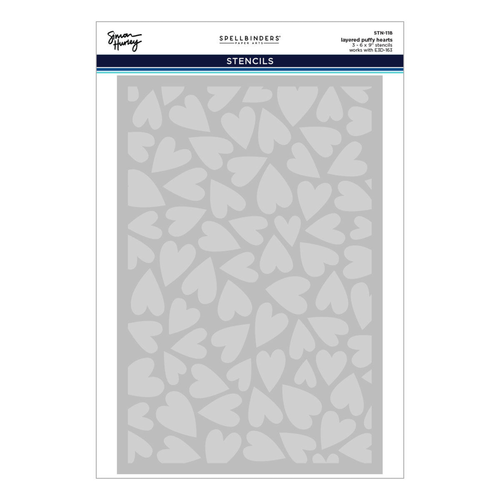 Sending Hugs Layered Puffy Hearts