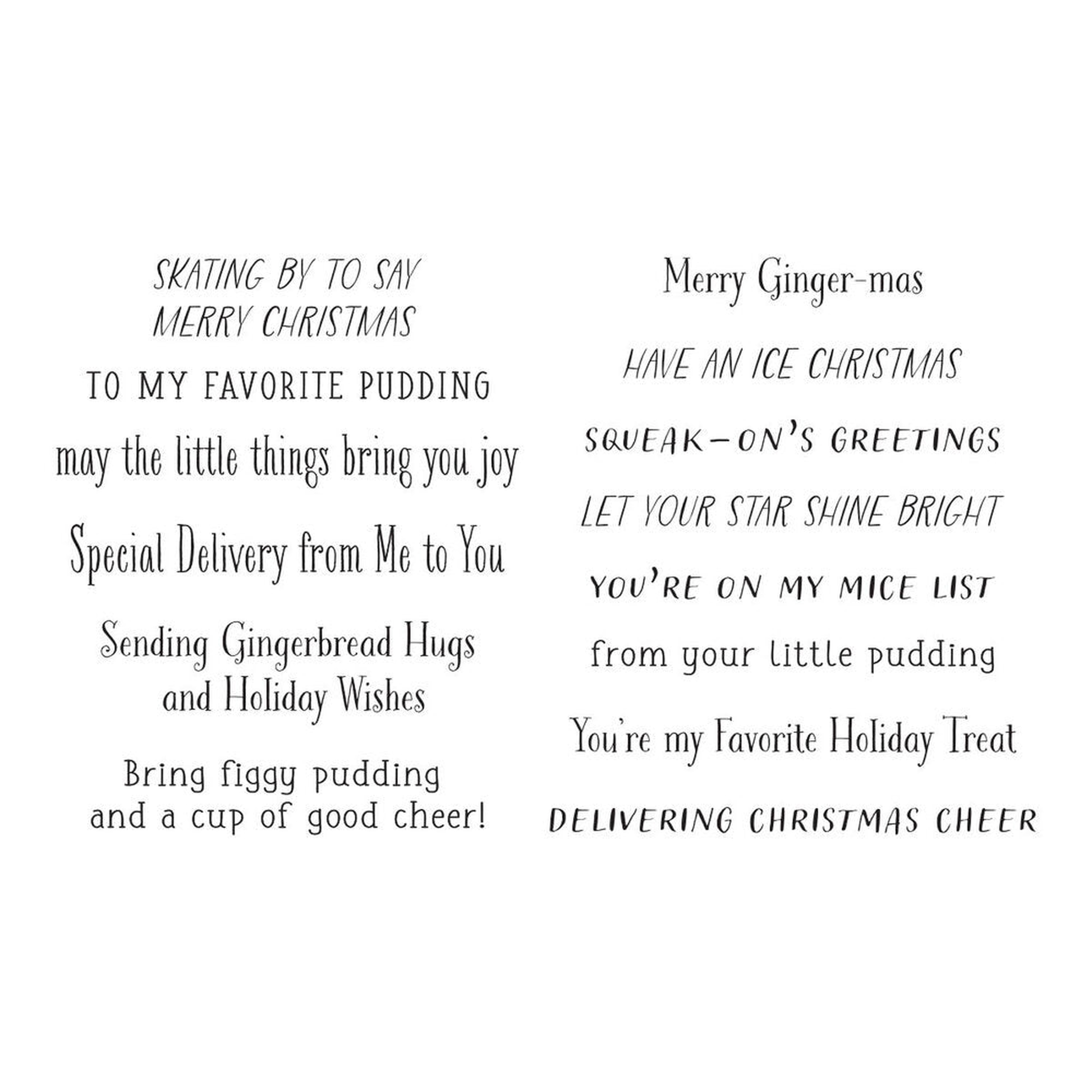 Dancin Christmas Sentiments