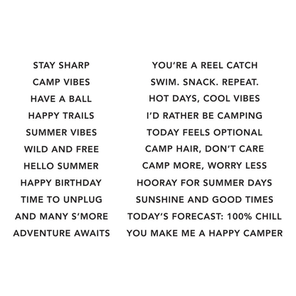 Summer Camp - Summertime Sentiments