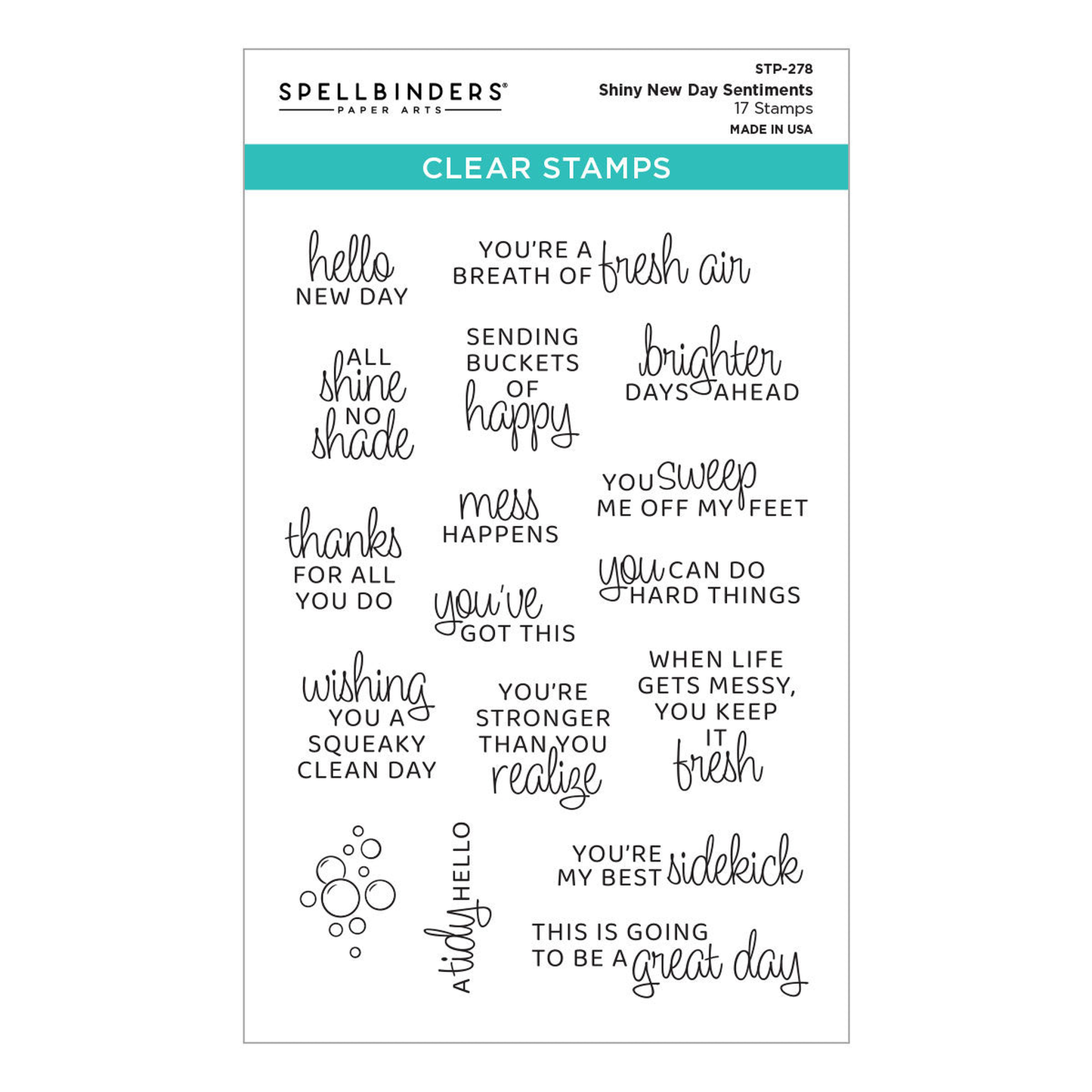 Shiny New Day - Sentiments