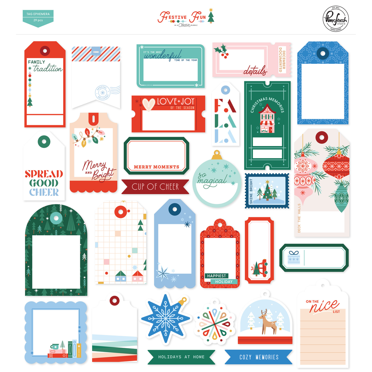 Festive Fun Tag Ephemera