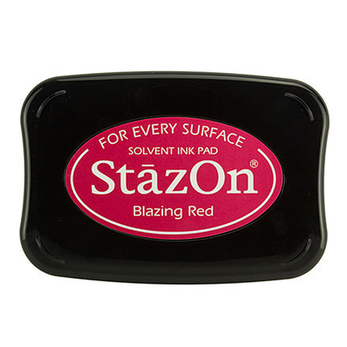 StazOn Inkpads Blazing Red