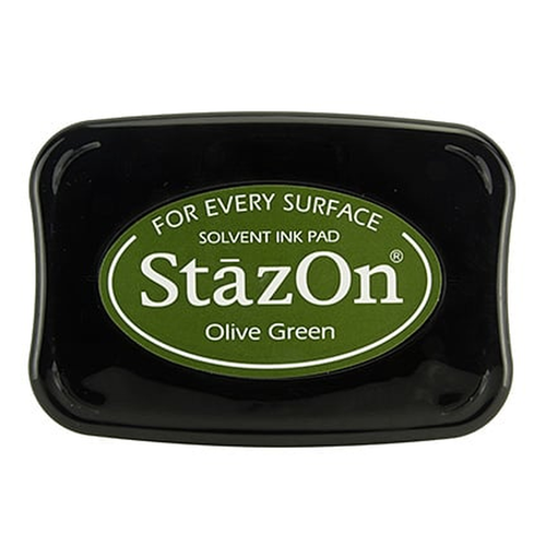 StazOn Inkpads Olive Green