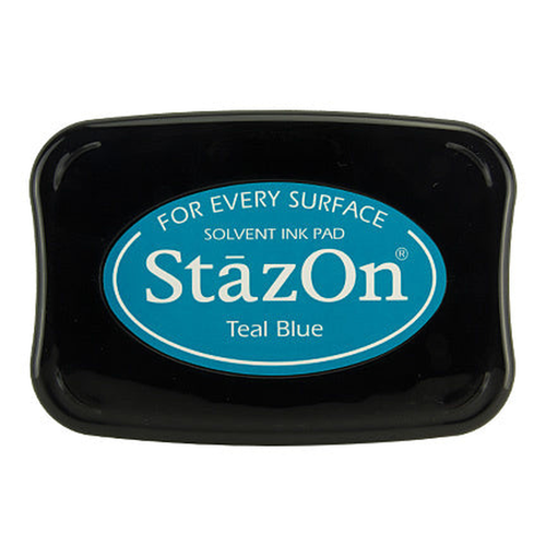 StazOn Inkpads Teal Blue