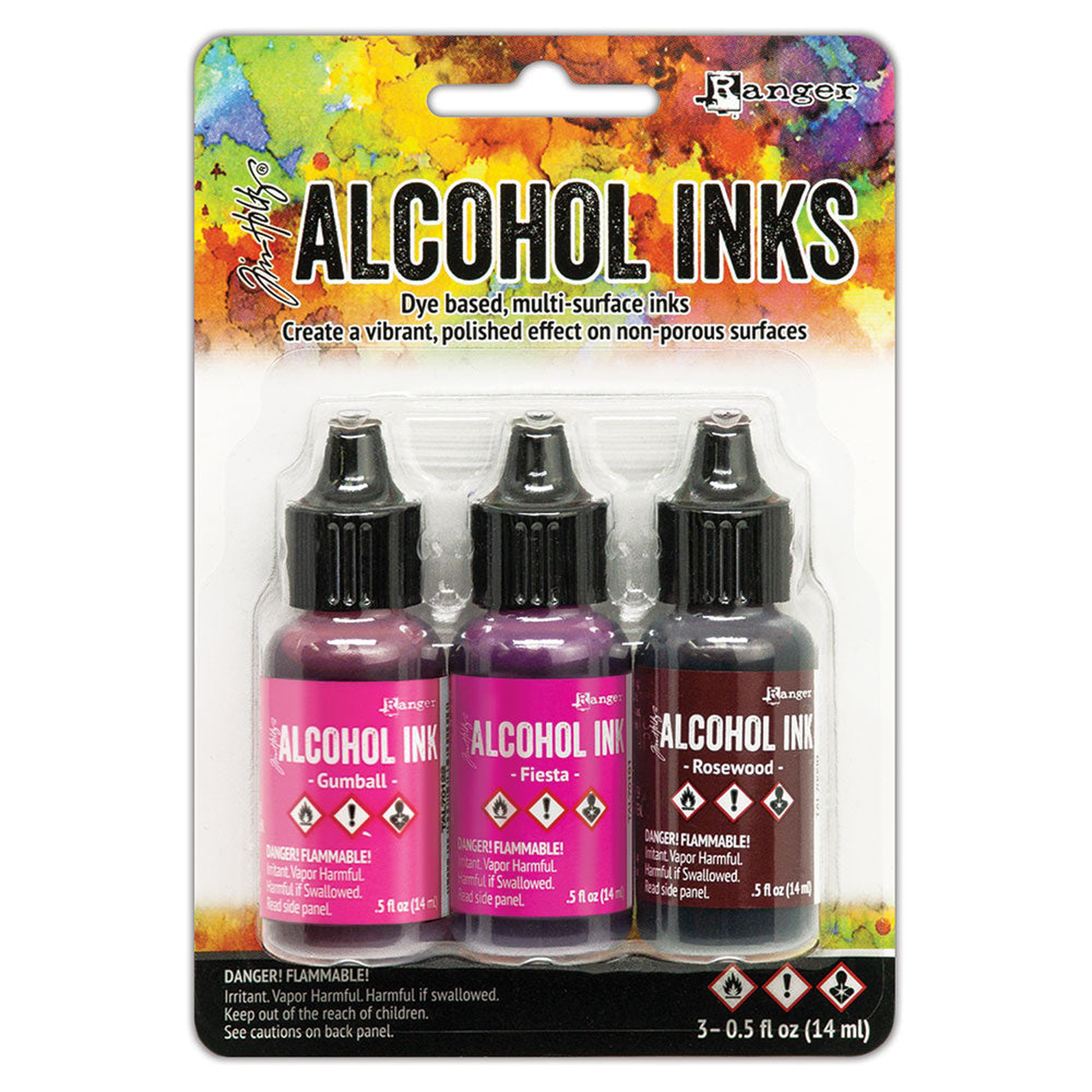 Alcohol Ink - Kit Pink/Red Spectrum