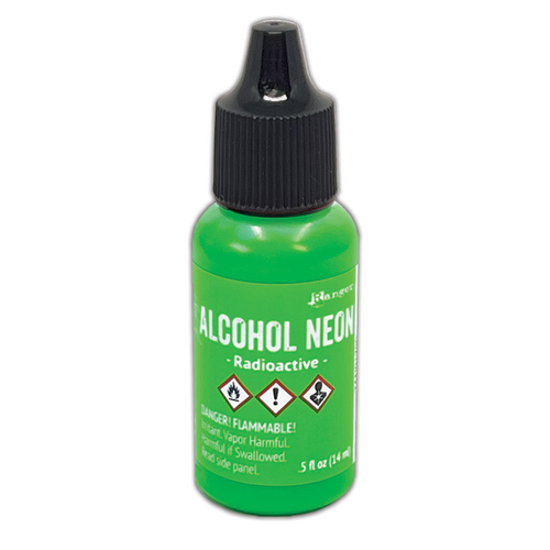 Alcohol Ink Neon Radioactive