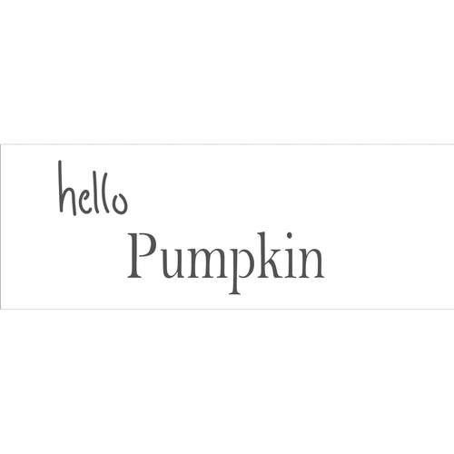Hello Pumpkin